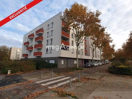 appartement 2 pieces 44 m² avec balcon et 2 parkings