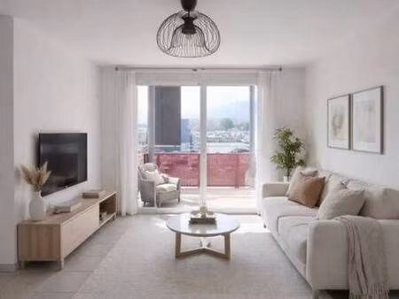 cessy bus sur place pour genève  rare appartement de type 2 comme neuf  de 42.23m2