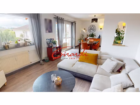 kingersheim- appartement f5 de 105 m2  2 balcons  garage et