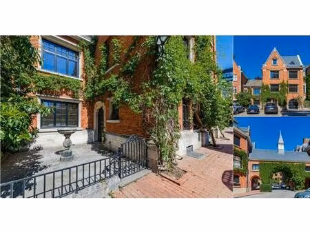 maison de maître à vendre avec garage et terrasse   ixelles (vbe24319)