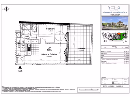 pomponne (77)- programme neuf a venir - appartement 2 pièces avec terrasse