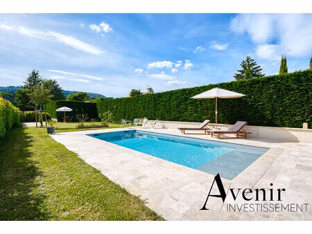 collonges au mont d'or - villa contemporaine 159m2 avec piscine - terrain de 1133m2