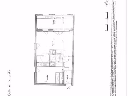appartement 2 pièces 48 m²