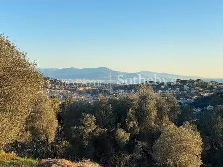 terrain avec vue sur mer à vendre à vallauris : 720 000 € | 1572m²