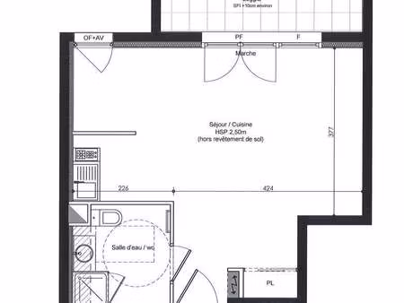 location appartement t1 à saint-nazaire (44600) : à louer t1 / 34m² saint-nazaire