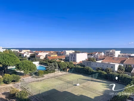 residence petits voiliers studio avec vue mer parking