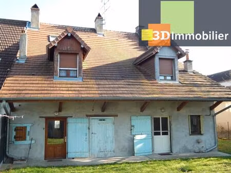 secteur bletterans (39)  à vendre maison à rafraîchir comprenant 2 logements  dépendances 