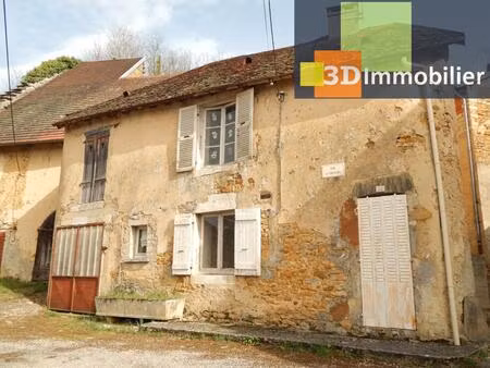 vente : secteur sellières (39230)  à vendre maison de village en pierre à rénover 75 m²  t