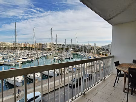 location mars à juin 2026 - carnon bel f3 vue port - parking
