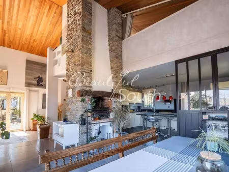 villa exceptionelle avec piscine et vues. montesquieu-des-alberes