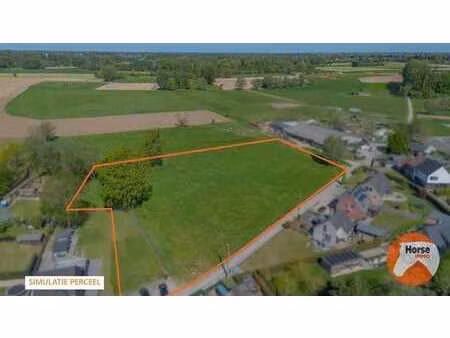 erpe-mere - bouwgrond voor open bebouwing met weiland