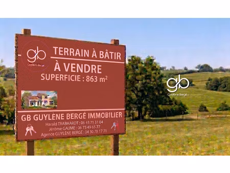 vente terrain à alignan-du-vent (34290)  159 600 €
