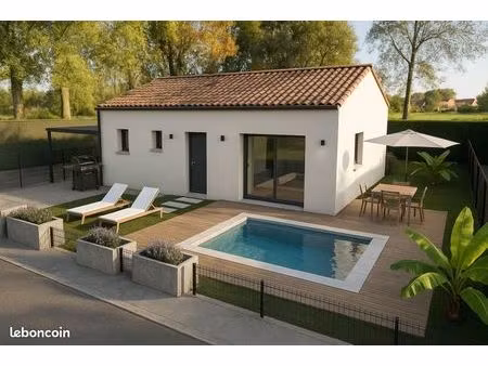 plain pied 2 chambres à vias
