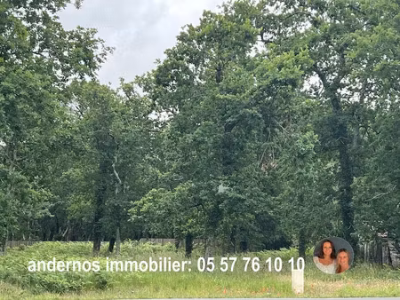vente terrain à batir 840 m² à andernos-les-bains (33510)  265 000 €