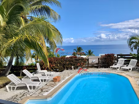 villa 5 pieces entierement meublee avec piscine et vue mer