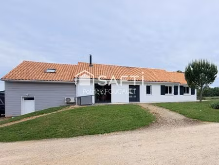maison bbc de plain-pied  avec garage + atelier