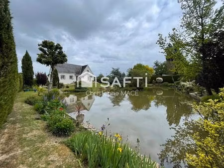 propriété 8 pièces - 195m2 sur un terrain de 3151m2 avec plan d'eau
