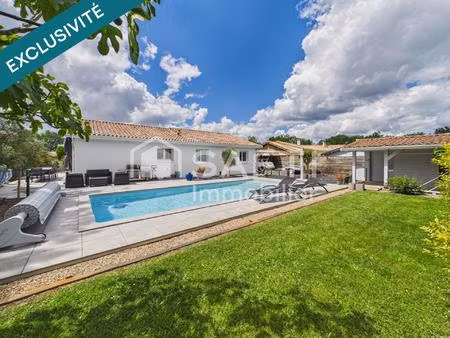 maison plain pied avec 3 chambres - garage - piscine