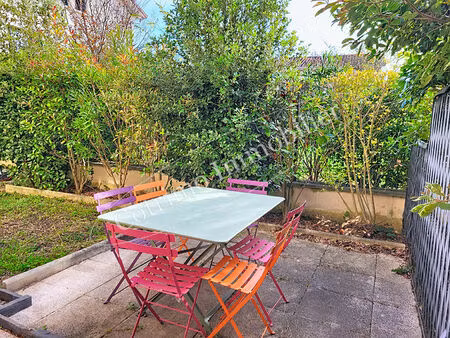 genas t2 meublé 44m² env.+gge + cellier