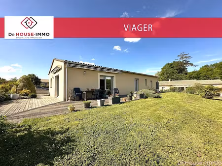 vente viager 3 pièces 90.9 m² à champagne-mouton (16350)  44 250 €