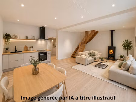 vente maison 3 pièces  70.00m²  nozay
