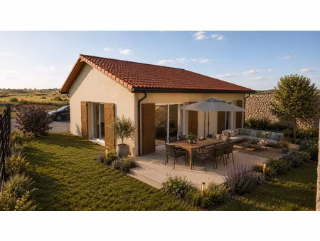 au coeur du charmant village de chavanoz  villa neuf t4 de p