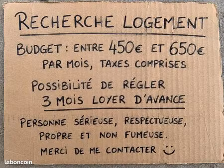 recherche logement urgent