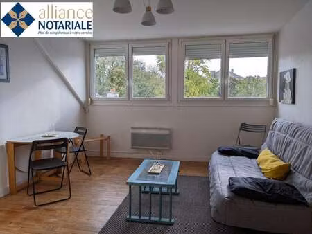 location appartement t1 meublé à vire (14500) : à louer t1 meublé / 27m² vire