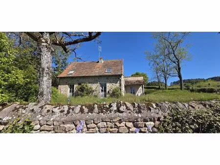 jolie maison en pierre dans un cadre champêtre sur un terrain de 1600m²