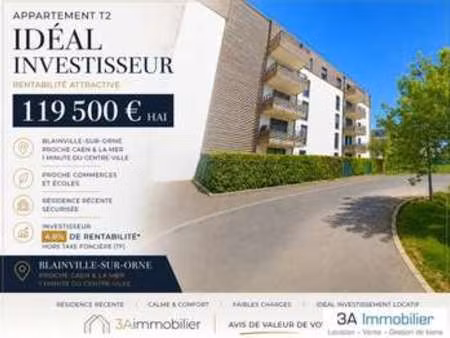 vente appartement 2 pièces à blainville-sur-orne (14550) : à vendre 2 pièces / 41m² blainv