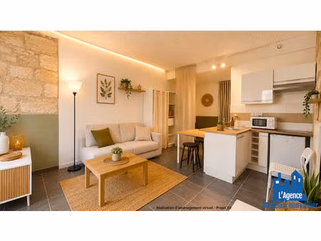 exclusivite !! bordeaux - chartrons - studio en rez de chaussee- cour exterieure 18 m² !! 