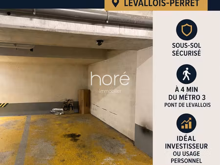 place de parking en sous sol