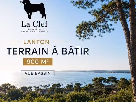 terrain 909 m² lanton