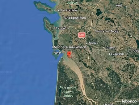 terrain 750 m² meschers sur gironde