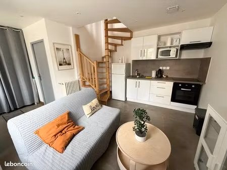 appartement t3 meublé de 48 m² avec place de parking