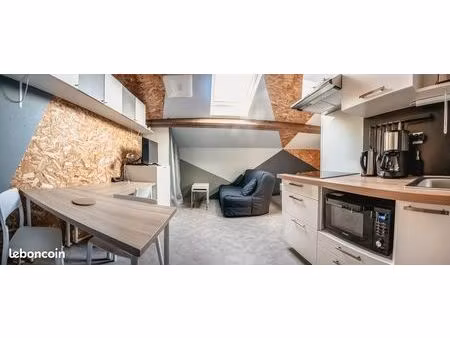location studio meublé 30m2 proche st gabriel / bords de sèvre