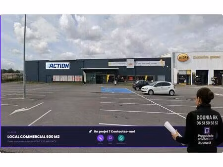 local commercial 600 m²   à louer zac intermarché · pont-sainte-maxence (60)