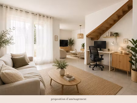 duplex 4 pièces de 93 m² exposition sud-ouest avec terrasse  parking électrique et cave