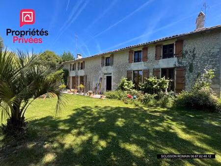 charentaise berneuil - 186 m2 - 3 chambres - jardin arboré - prix 228 778 hai