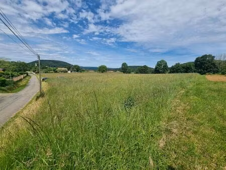 superbe terrain constructible 4450m2 plat ''prêt à bâtir''