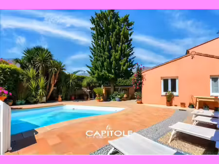 antibes – élégante villa 5 pièces de 163 m²  édifiée sur un terrain de 922 m² avec piscine