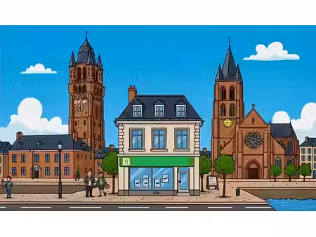 local commercial à vendre 65.99 m² - dunkerque (59) - 123 600€