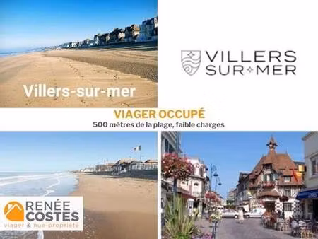 viager occupé - f74-h75 ans - villers sur mer (14640)