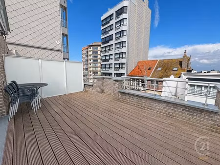 dakappartement met twee ruime terrassen in westende-bad