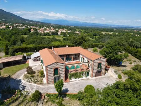 laroque-des-albères - superbe villa avec vue mer et montagne