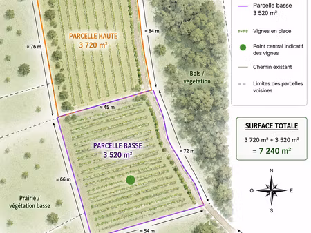 vente terrain à lédenon (30210) : à vendre / 7240m² lédenon