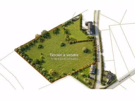 terrain à vendre à rue du raccordement brûly-de-pesche (vbe25173)