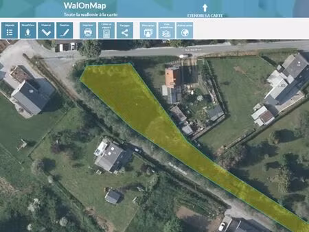 terrain à bâtir à vendre à rue des hoeules 114 villers-la-tour (vbe25111)
