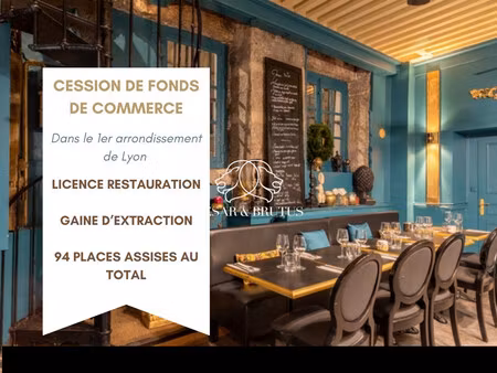 fonds de commerce à vendre lyon