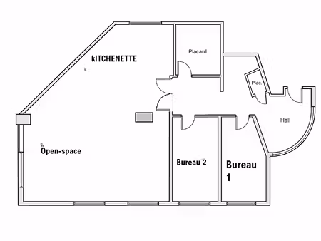 secteur croix-rousse - caluire - bureaux 105 m² avec parking